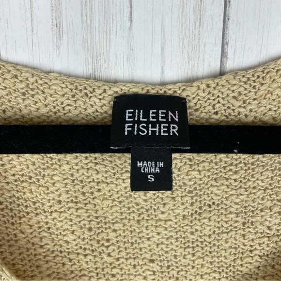 Eileen Fisher yellow yarn tank small - Picture 2 of 5